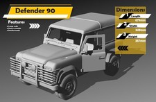 1/6 scale landrover 90 for use with 12" action figures