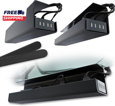 No Screw under Desk Cable Management Tray Self Adhesive Installation Cord
