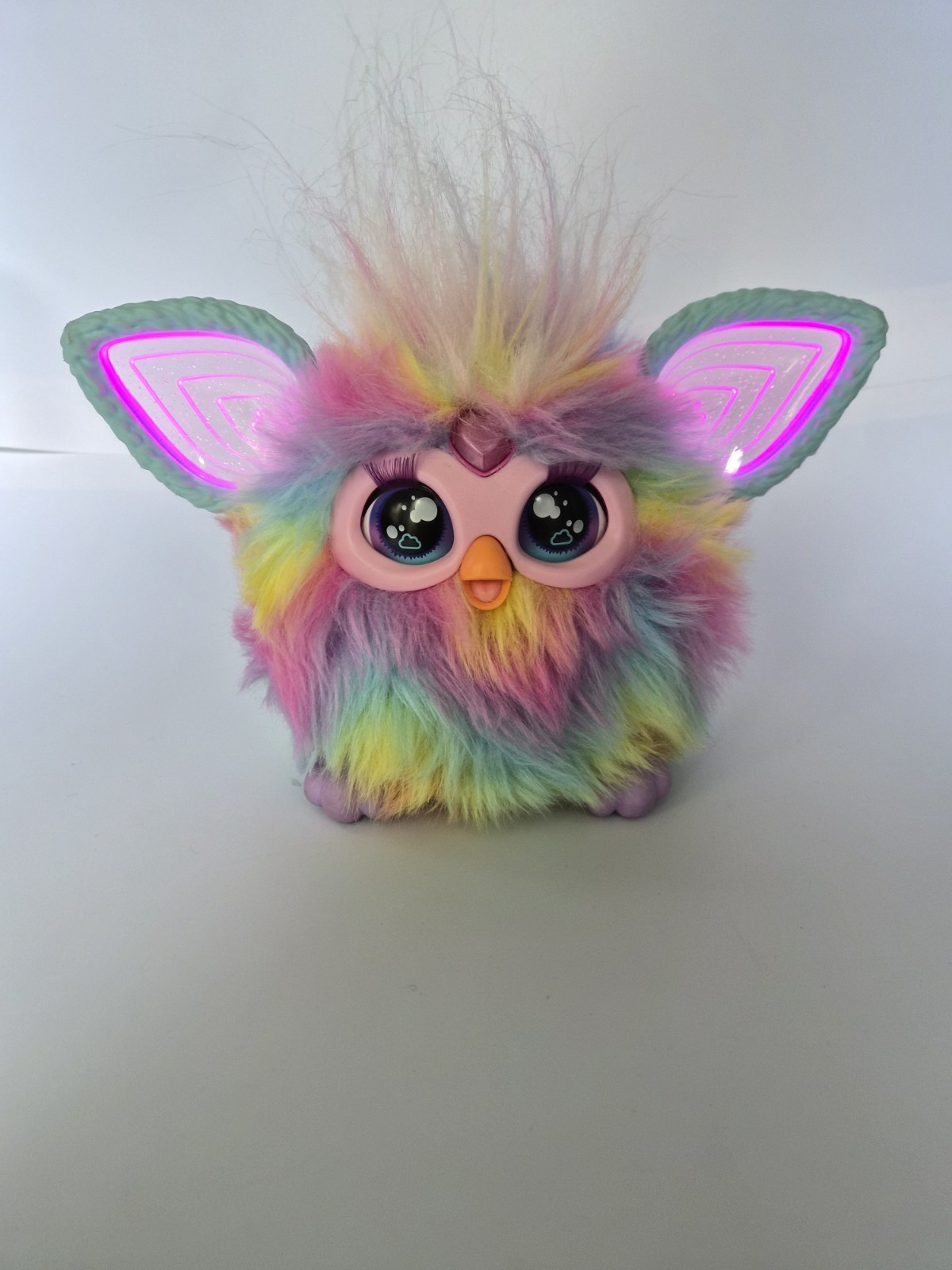 Furby Interactive Plush Toy Rainbow Tie Dye Hasbro Talking Pet