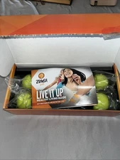 Zumba Gold Live It Up Shake Weights & Dance Floor Fitness New Open Box No DVD