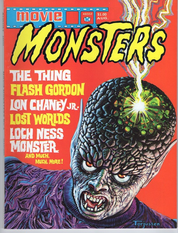 Vintage Aug 1975 Movie Monsters Magazine