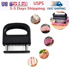 Meat Tenderizer with 48 Stainless Steel Ultra Sharp Needle Blades BBQ Tool
