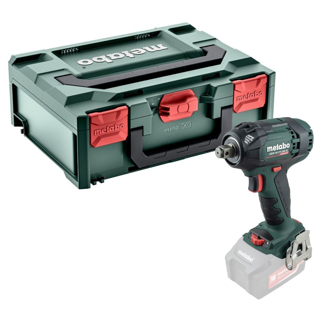 Metabo SSW 18 LTX 300 BL 300Nm 1/2"" Impact Wrench - in Case - 602395890