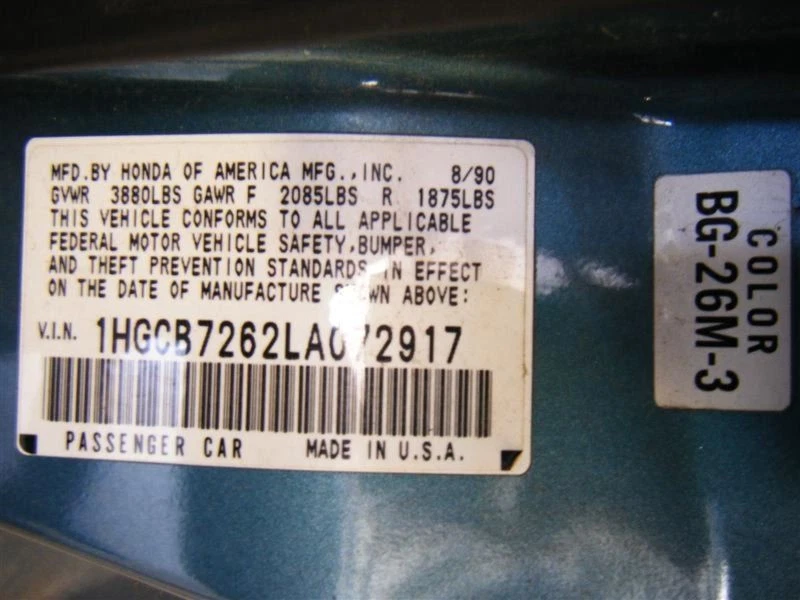 Grille Fits 90-91 ACCORD 6535 - Image 3 of 4