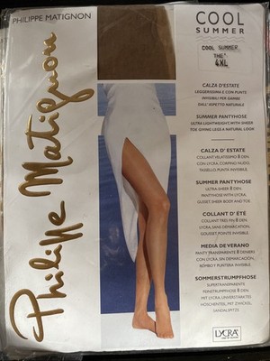 1 Paar schöne Strumpfhose Sommer 8 Den Philippe Matignon Col. Tee Gr.4 XL