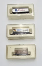 Lot Of 3 German F Reunification Series Container Box Car Märklin Z Museumswagen