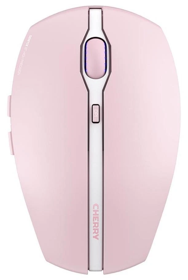 CHERRY GENTIX BT Wireless Bluetooth Mouse, Cherry Blossom Pink - JW-7500-19 - Image 3 of 4