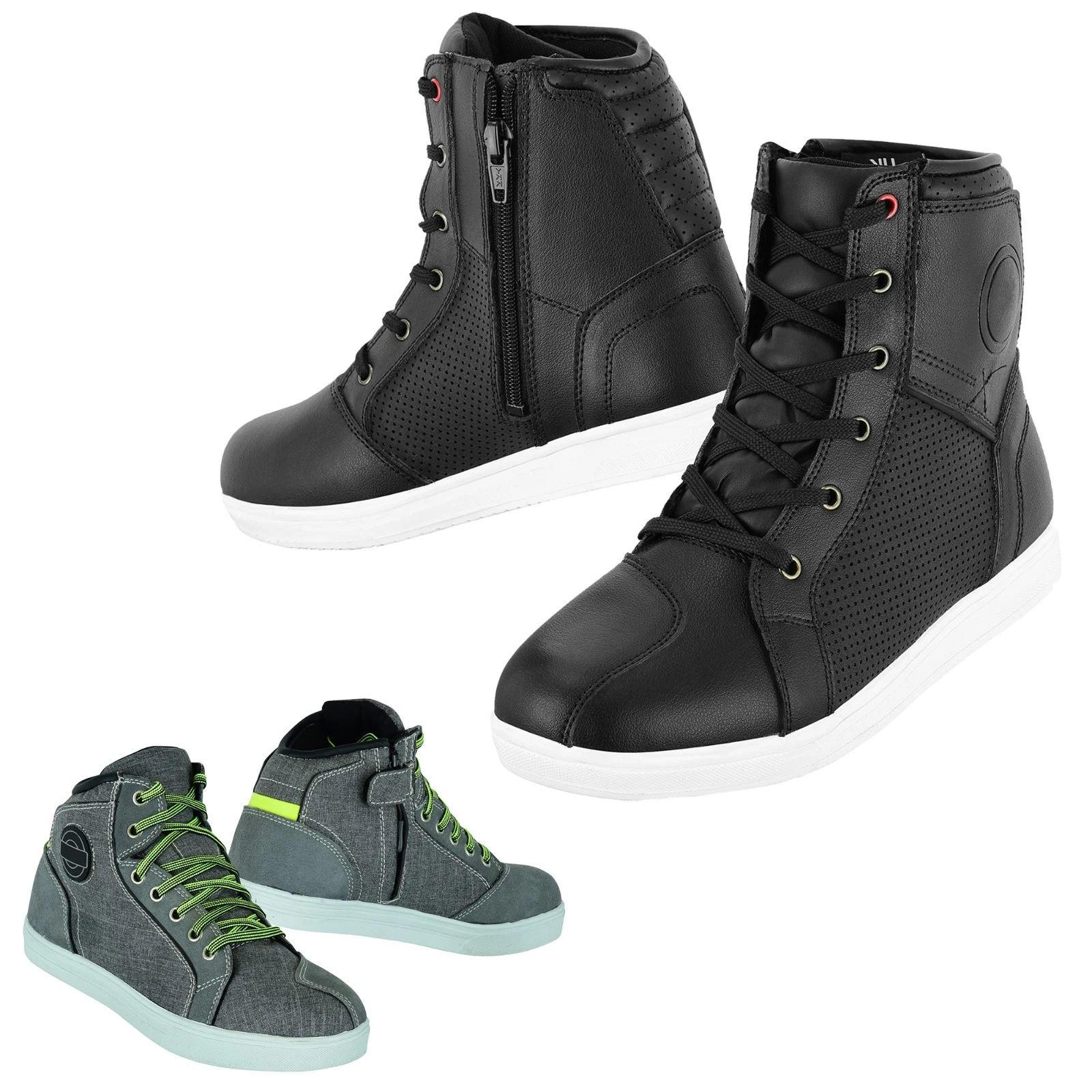 Mens Motorbike Leather Boots Short Ankle Waterproof Shoes Protective Footwear
Opens in a new window