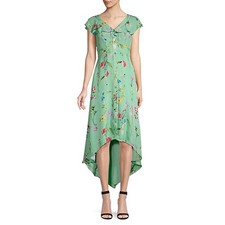 PARKER Raven Turquoise Floral Maxi Dress SIZE 4 NWT $428
