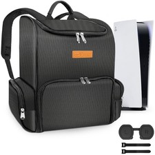 Sac à Dos pour PS5 & PSVR2, 2 en-1 Grand Sac de Voyage pour PlayStation VR2 &