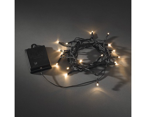 LED Lichterkette Konstsmide 1,9 M 20 Leds Lichtfarbe Bernstein Batteriebetrieben-image