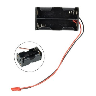 Praktischer Batteriekoffer Batteriehalter Koffer Fach für AA Batterie
