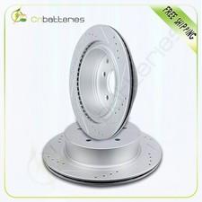Rear Brake Discs Rotors For Infiniti G35, For Nissan 350Z Rogue Leaf 2003-2014