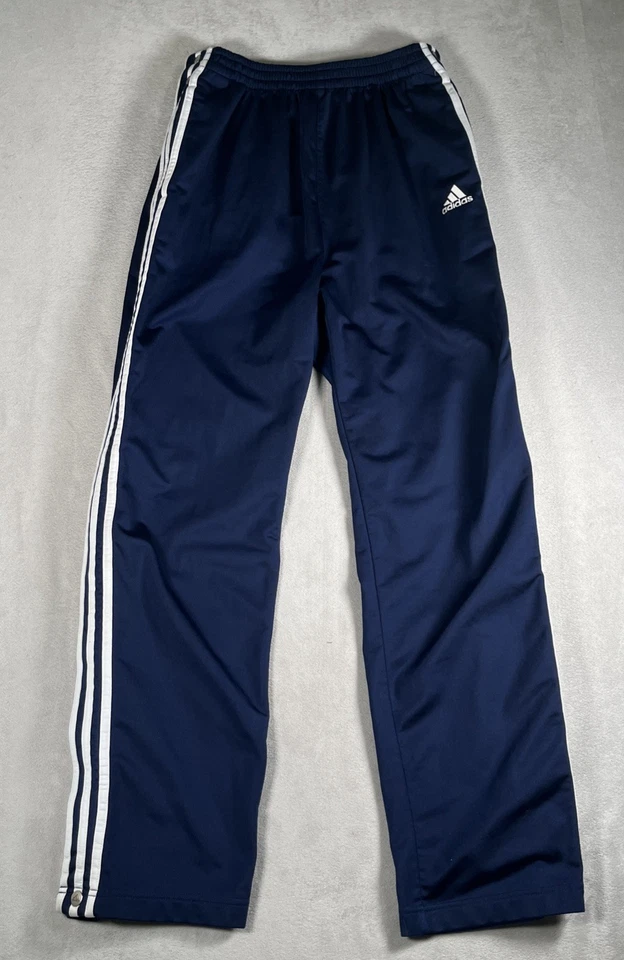 VTG Adidas Tear Away Pants Mens M Hidden Snap Breakaway Track Athletic 90s-EUC - Image 2 of 4