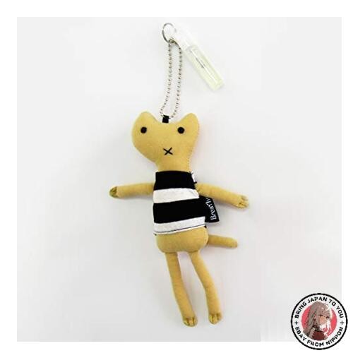NEW Shinada Global Cheer Kie Kee Gang Cat Yellow 10 × 3 × 12cm Plush animal - Picture 1 of 1