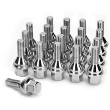 KSP 12mmx1.25 OEM ET Wheel Bolts for Renegade Cherokee 2014-2024, 19mm Hex