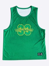 Chrome Hearts Green White Logo Reversible Mesh Jersey