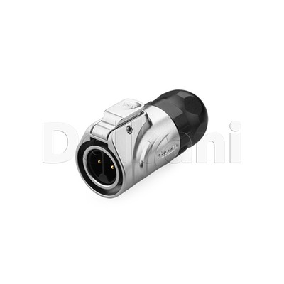 2 Pin Male Quick Connect Waterproof In-Line Power Connector