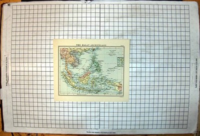 Old Print Malay Archipelago Sumatra Borneo Sunda Island Phillipine C1890 19th