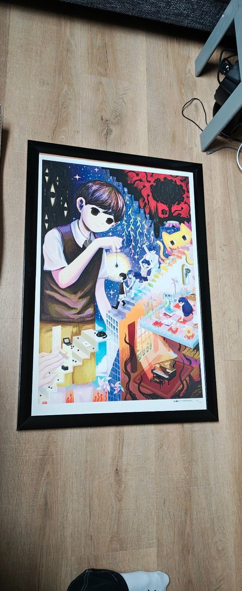 Omori second anniversary poster 252/1000 | eBay