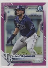 2021 Bowman Chrome Fuchsia Refractor 93/299 Austin Meadows #72 4l3
