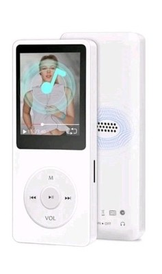 Bluetooth MP3 Player 64GB, Mini MP3 Music Players with Speaker, Supports Alarm 