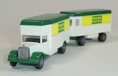 Wiking - MB L 2500 Kasten-/Kofferlastzug ''Mann Filter'', 1:87, SoMo#25-SV1913/K34