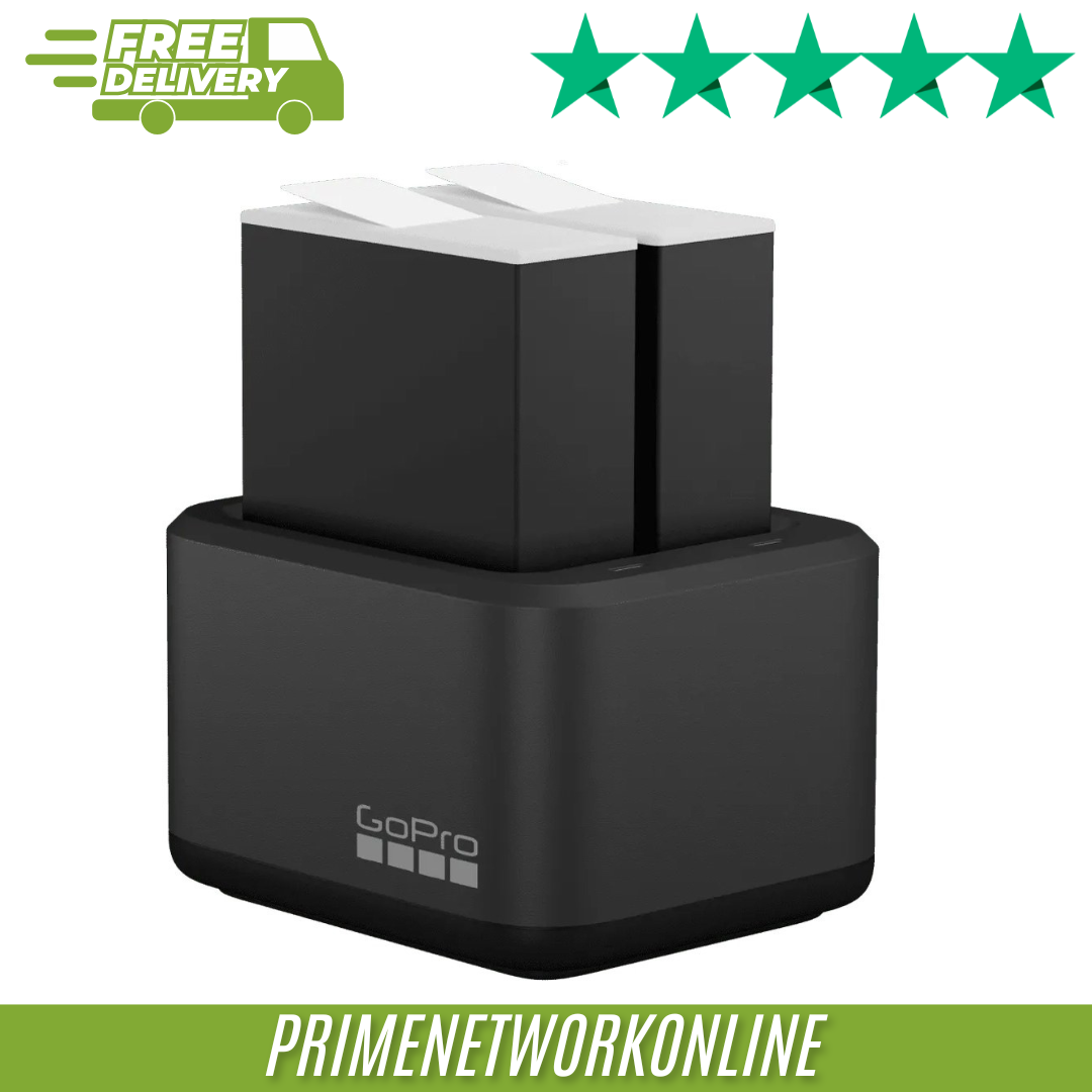 GoPro Dual Battery Charger + Enduro Batteries (HERO12, HERO11 & HERO10) ⭐⭐⭐⭐⭐