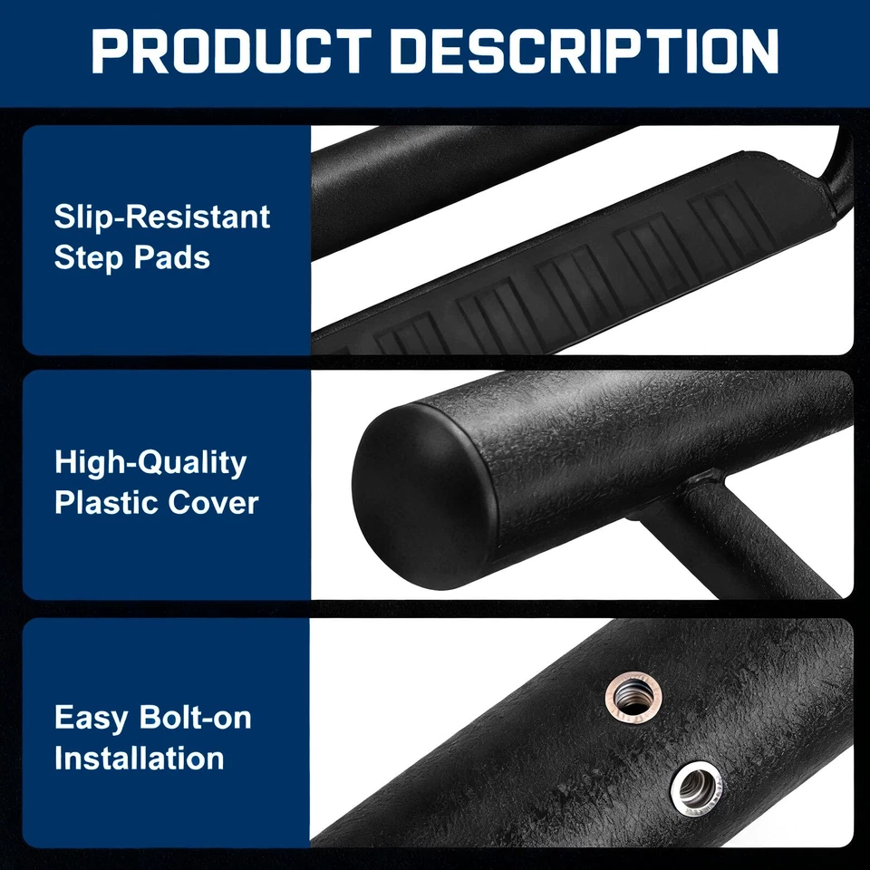 For 2015-2026 Chevrolet Colorado/GMC Canyon Crew Cab Running Boards Side Steps - Image 3 of 4