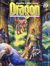 Dragon Magazine #215 FN 1995 Stock Image
