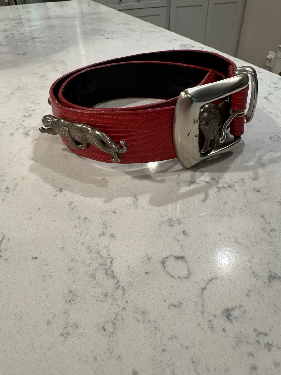 Red Leather Vintage Belts for sale | eBay display picture 3