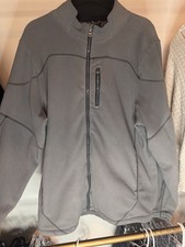 Under Armour Men's Fleece Zip Up Jacket Gray With Pockets Zippers Mens Size XL