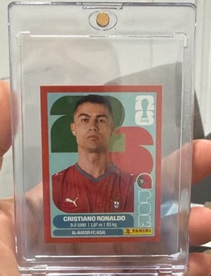 Panini FIFA World Cup 2026 Cristiano Ronaldo Red Boarder with Case