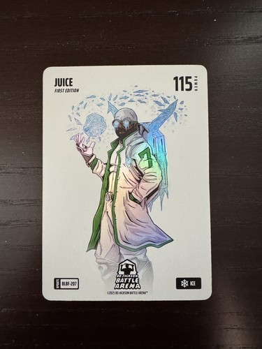 Bo Jackson Battle Arena JUICE ~ 1ST EDITION ~ Blizzard Battlefoil BLBF-207