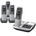 Gigaset E560A Big Button Cordless Phone w/ Answer Machine 4 Handset