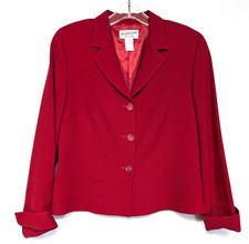 Vintage Pendleton Womens 100 Virgin Wool Blazer Size 6 Red Jacket
