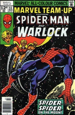 Marvel Team-Up (1972) #  55 UK Price (5.0-VGF) Warlock, 1st Power and Time Ge...