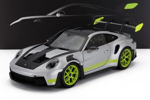1/18 NOREV - PORSCHE | 911 992 GT3 RS COUPE 2022 | SILVER GREEN - Imagen 1 de 1
