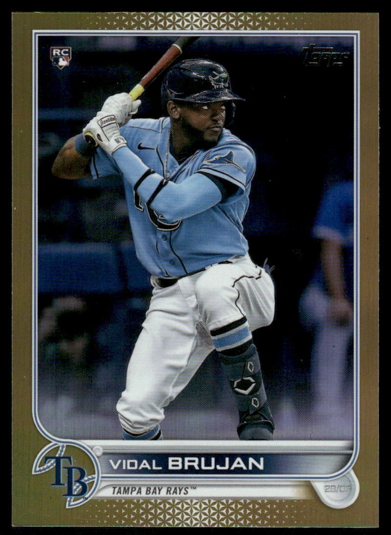 2022 Topps Series 1 Gold Foil #25 Vidal Brujan