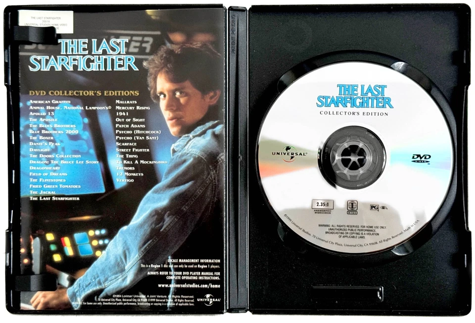 The Last Starfighter (DVD, 1984, Widescreen) Like New ! Lance Guest - Image 3 of 3