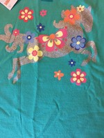 Girls Gymboree Green Horse Shirt Sz 6-12 Months Girls Gymboree Green Horse Shirt Sz 6-12 Months