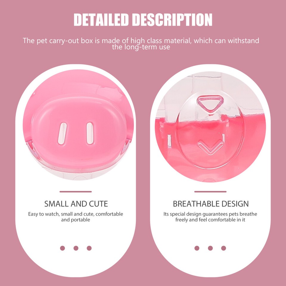 Squirrel Carrier Bag Outdoor Guinea Pig Cage Portable Hamster Takeaway