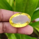 Natural 69.10 Ct With Certificate Brazilian Yellow Citrine Gemstone For Love