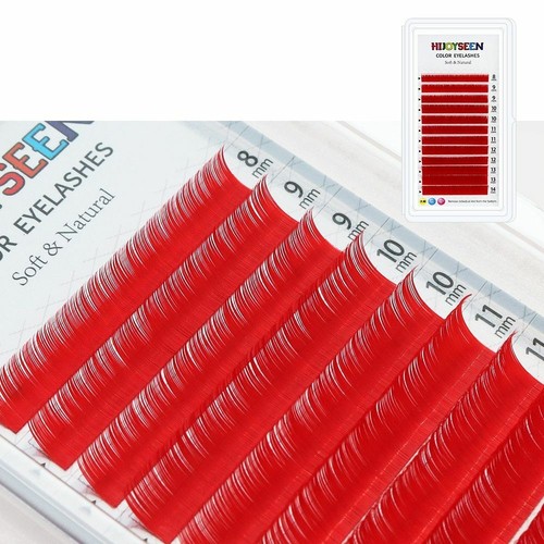 0.07mm 0.10mm 0.12mm 0.15mm C D Mix Color Gradient Ombre False Eyelashes Makeup - Picture 14 of 19