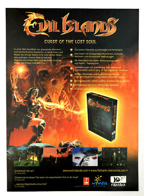 Evil Islands Curse of the Lost Soul PC Promo Mini Poster Werbeblatt Ad Page