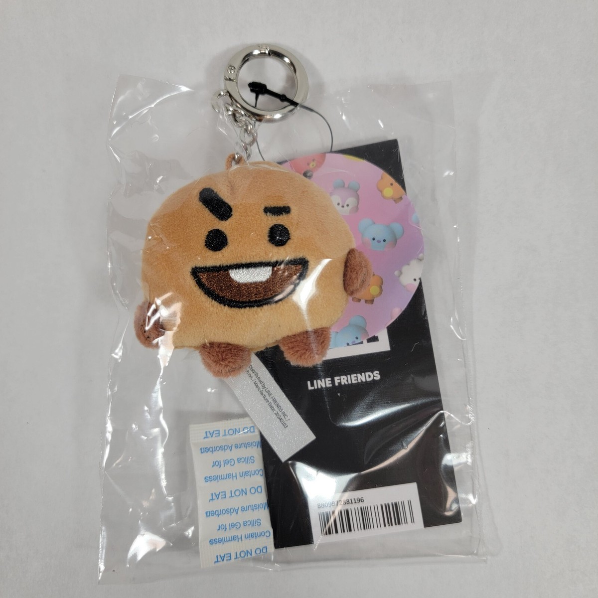 BT21 Line Friends SHOOKY BIG TINY Edition Bag Charm Mini Plush