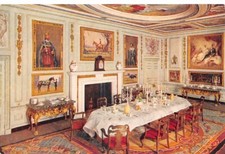 Tuck's Oilette of The Queen's Doll's House Dining Room Vtg Postcard CP316