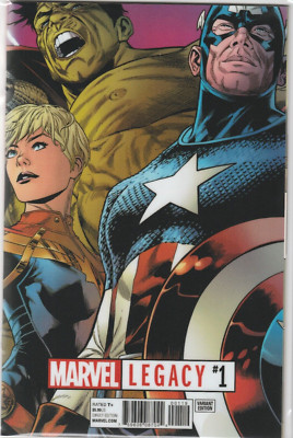 MARVEL LEGACY #1 (2017 GIANT-SIZE) NEW BEGINNING ~ LENTICULAR VARIANT ~UNREAD NM