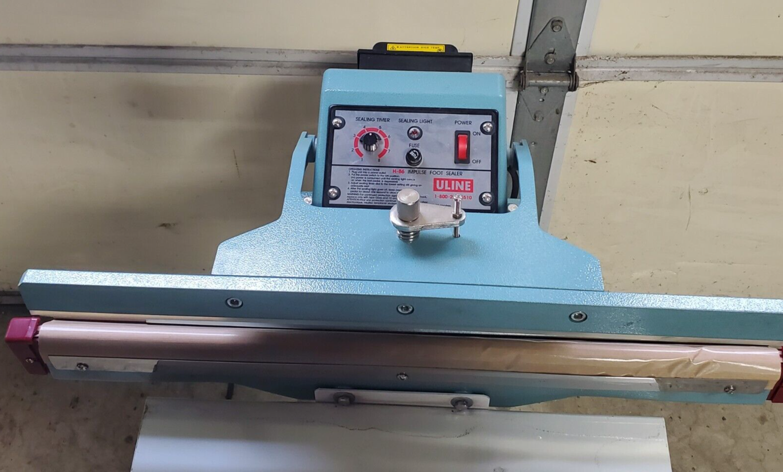 GREAT CONDITION Uline FootOperated Impulse Sealer H86 24" FREE