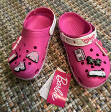 BARBIE Crocs Electric Pink Barbie Classic Clog Size 7 Women s NEW in Package